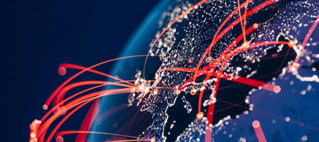 Global cyber attack conceptual