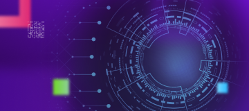 futuristic circular HUD illustration