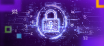 3d padlock illustration representing cyber security