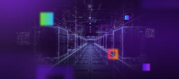 3d render of a modern data center